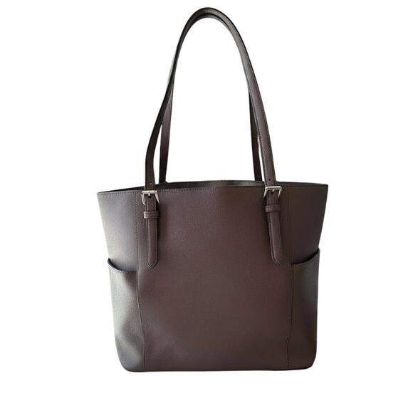 Michael Kors Women's Grey Jet Set Travel Meduim Handbag Zip Up Open Top Tote - Picture 2 of 9